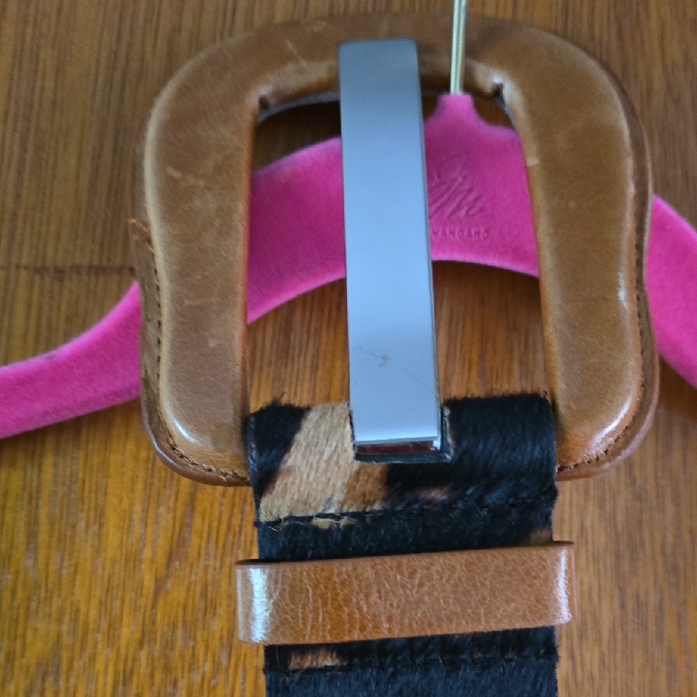 Brown and Black Women's Belt